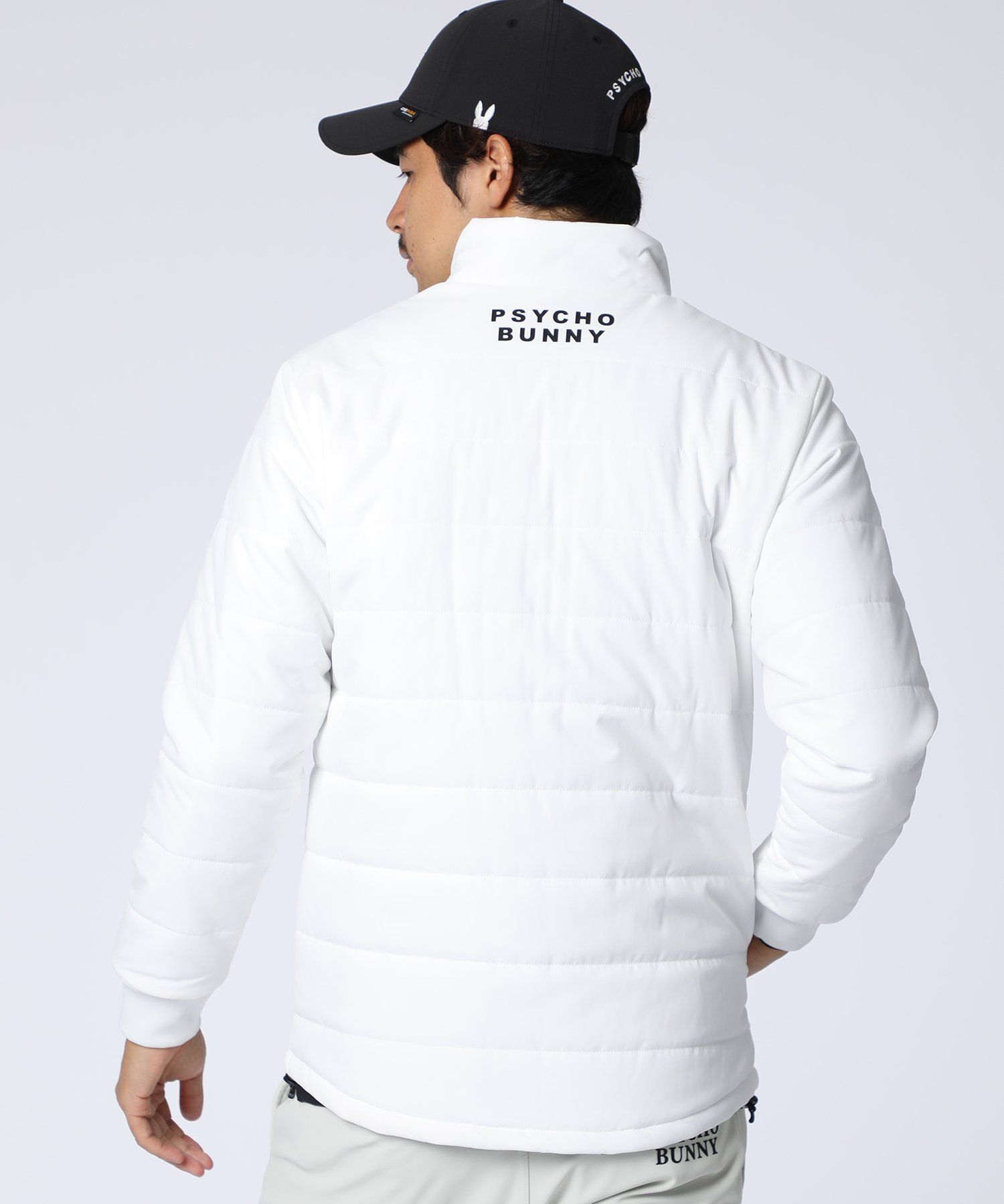 GOLF]総柄フォントロゴ リバーシブルブルゾン｜Psycho Bunny｜サイコ