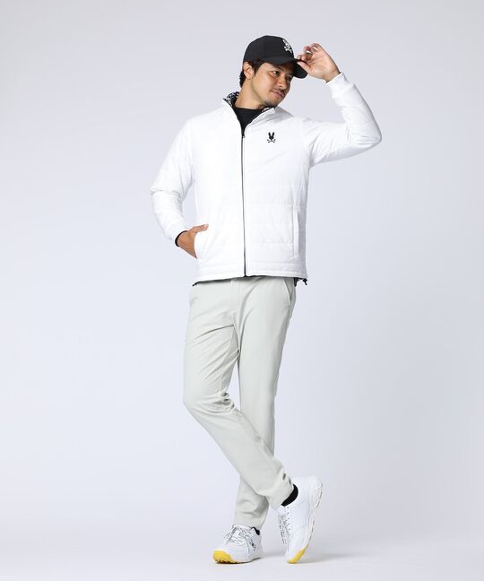 [GOLF]総柄フォントロゴ リバーシブルブルゾン