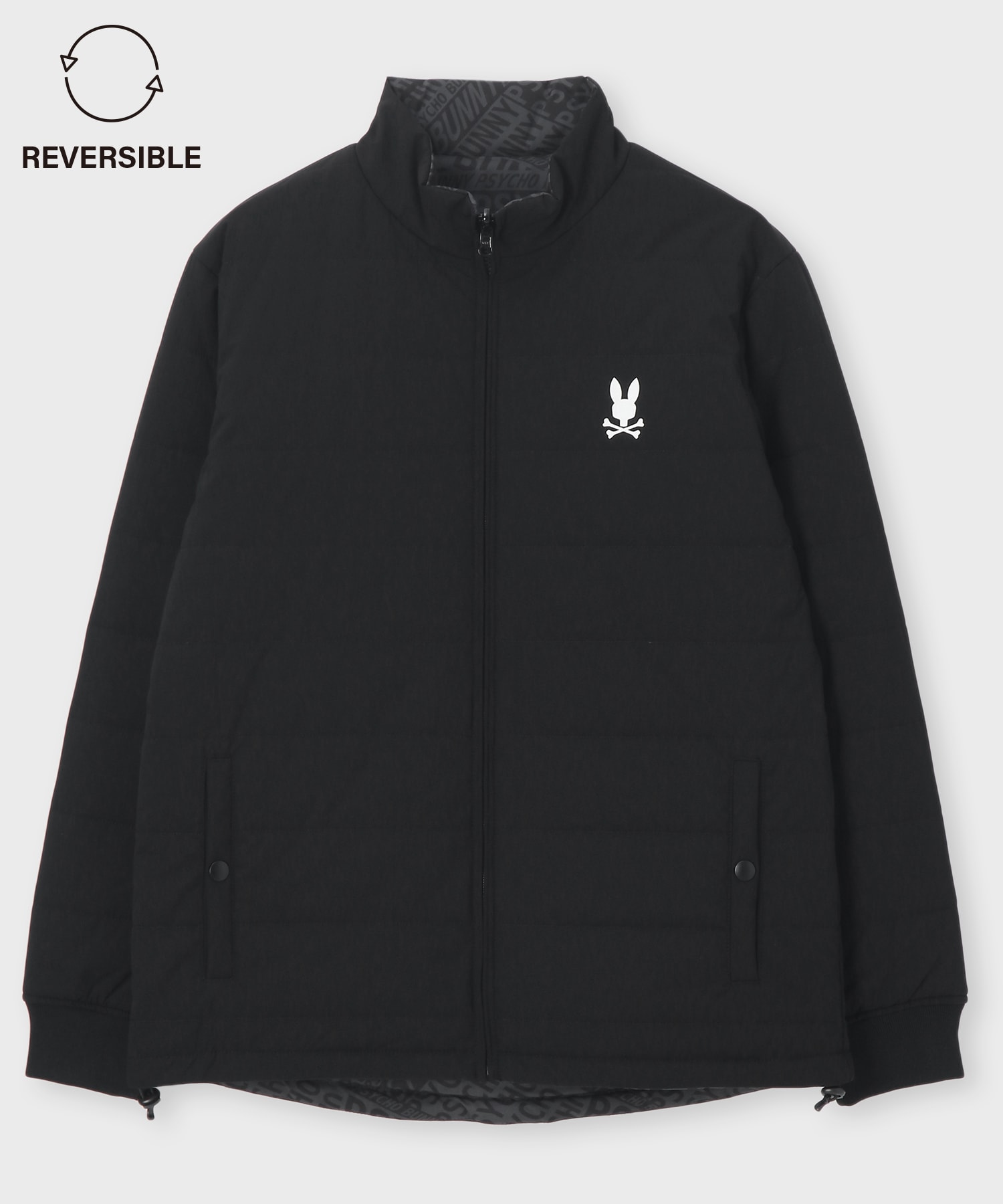 GOLF]総柄フォントロゴ リバーシブルブルゾン｜Psycho Bunny｜サイコ