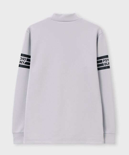 [WEB限定]マークラインサイドロゴモックネックＴシャツ