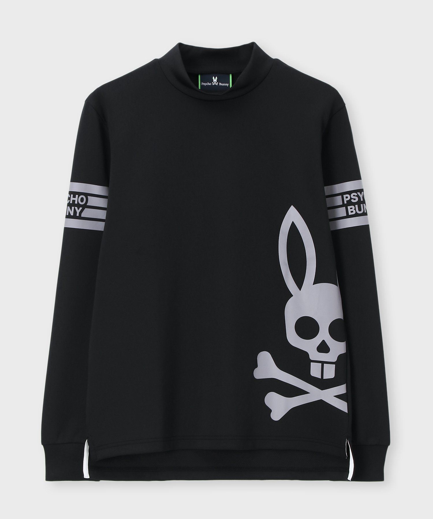 WEB限定]マークラインサイドロゴモックネックTシャツ｜Psycho Bunny