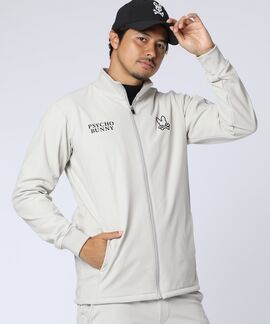 [GOLF]アウトラインロゴ　スタンドカラーブルゾン
