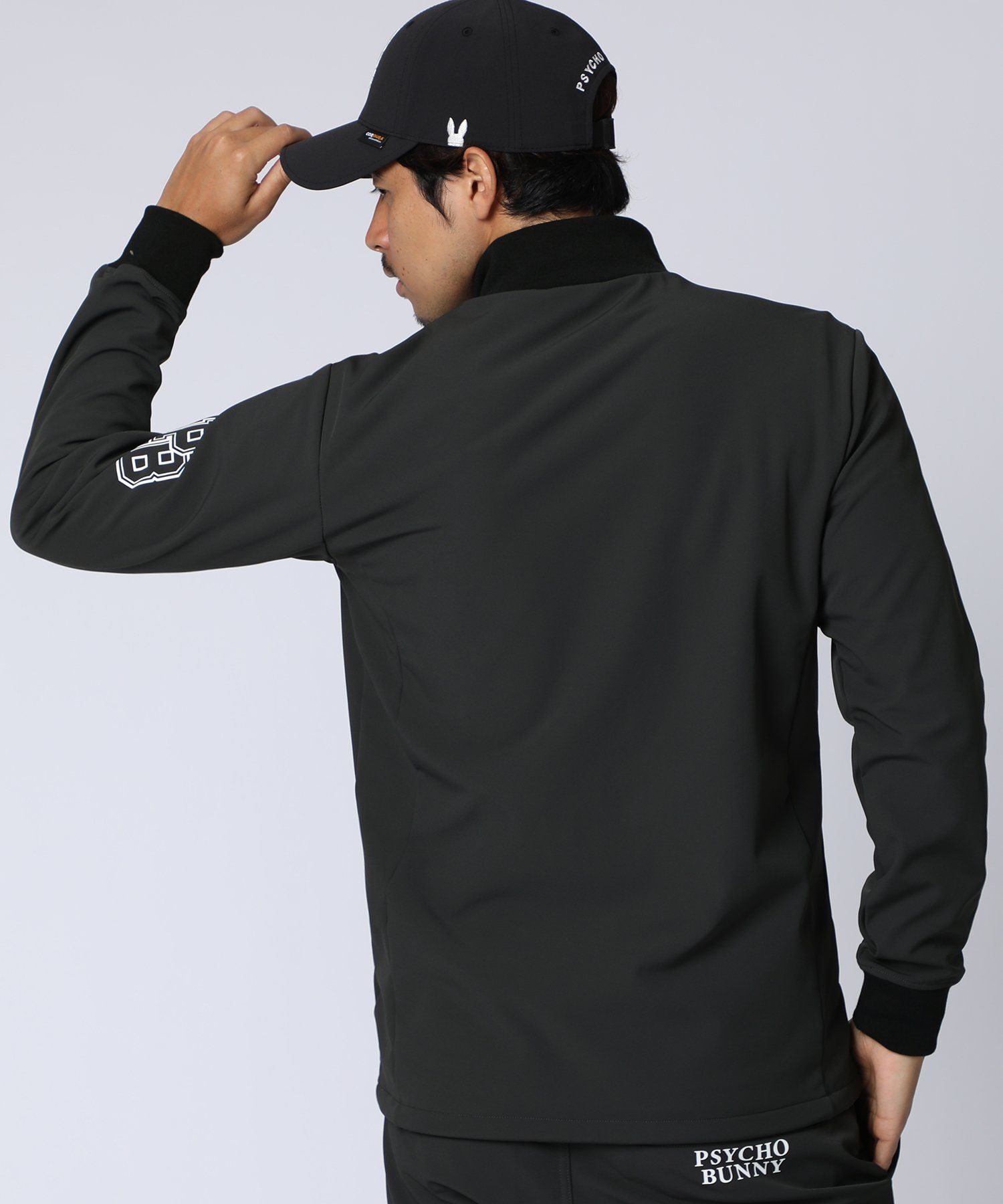 GOLF]アウトラインロゴスタンドカラーブルゾン｜Psycho Bunny｜サイコ