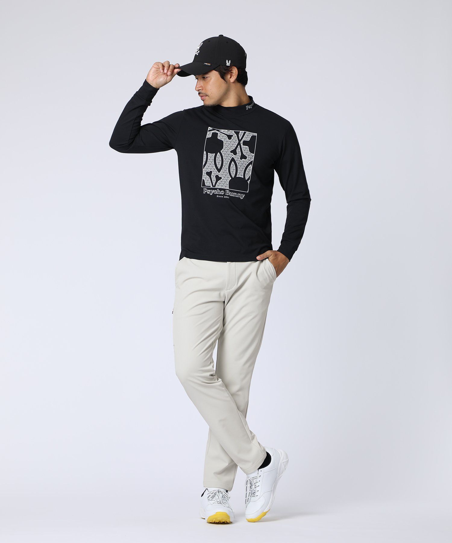 GOLF]アウトラインロゴ ストレッチパンツ｜Psycho Bunny｜サイコバニー