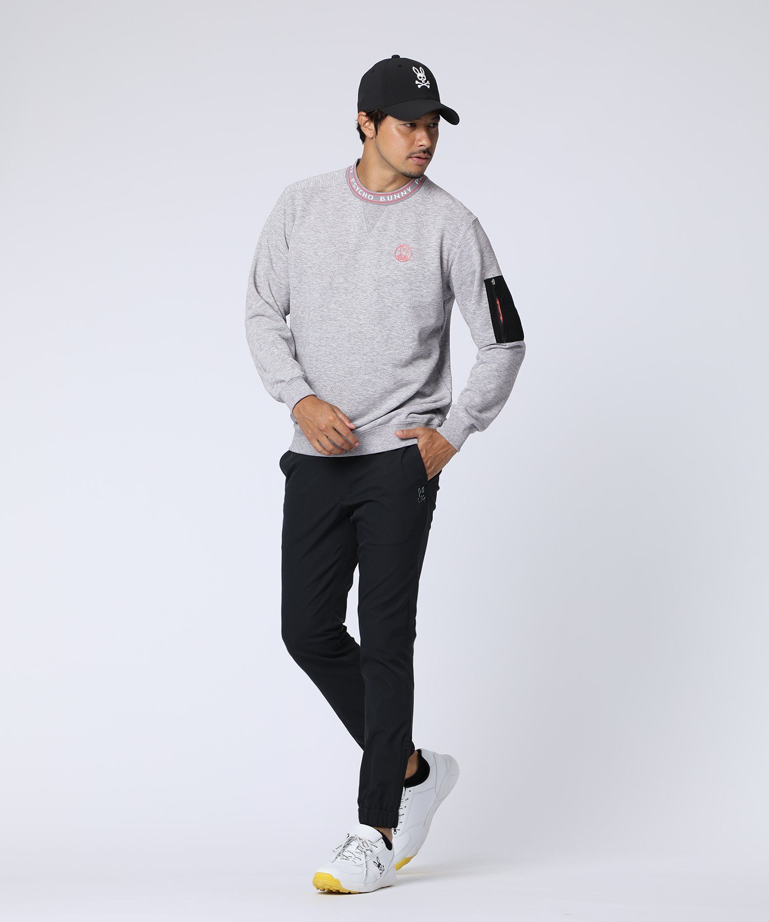 未使用レベル Psycho Bunny プルオーバー L ゴルフ Psycho Bunny パーカー 「GOLF」ビッグロゴ プルオーバーパーカ メンズ