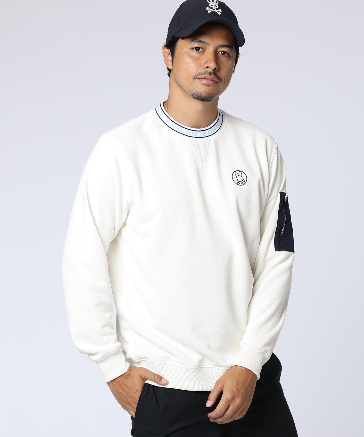 新品ゴルフィッカーズGolfickers長袖モックネックトレーナースウェット白 値下げ！新品！ゴルフィッカーズ golfickers モックネック 白 XL