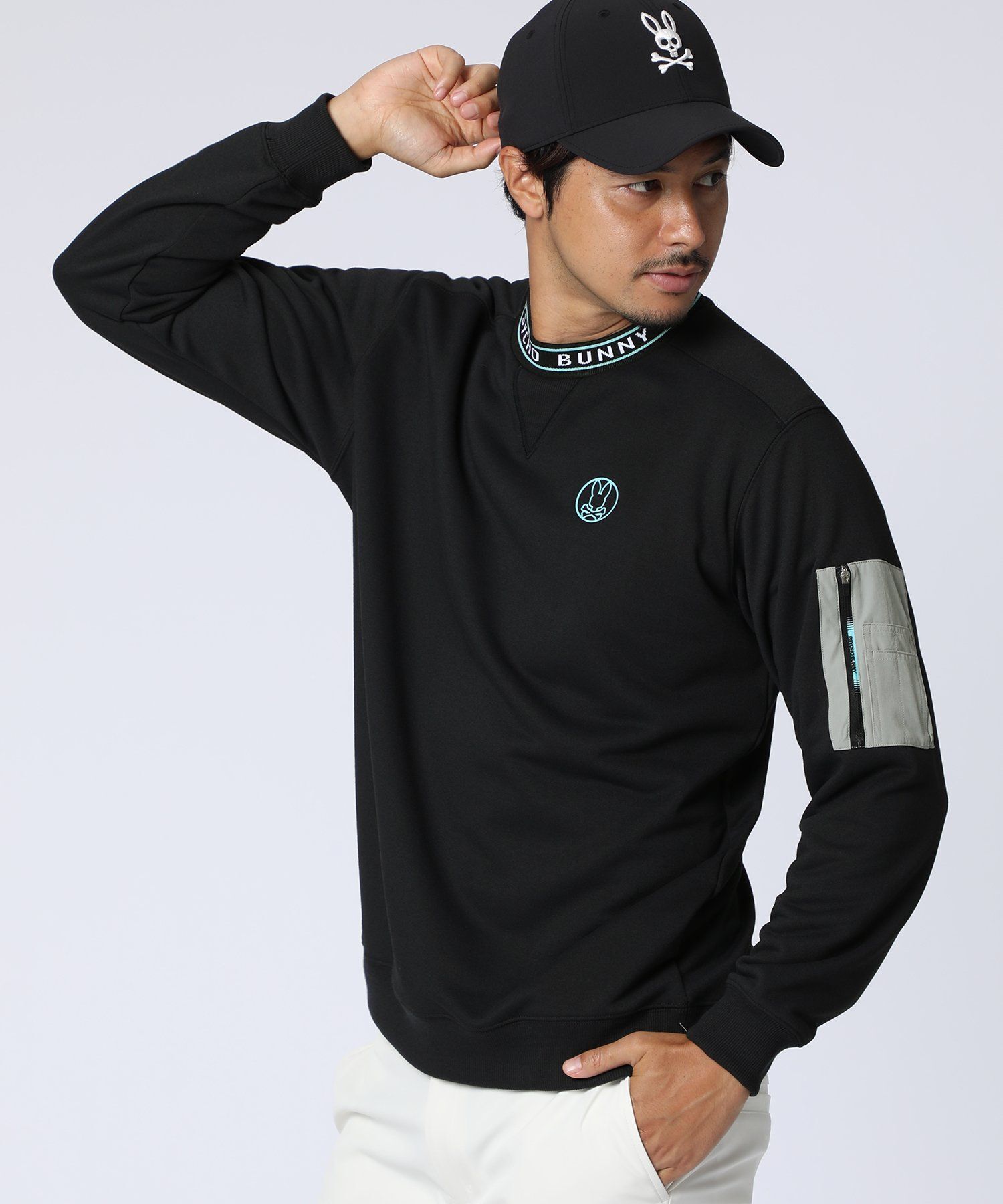 GOLF]バニーマーククルーネックスウェットプルオーバー｜Psycho Bunny