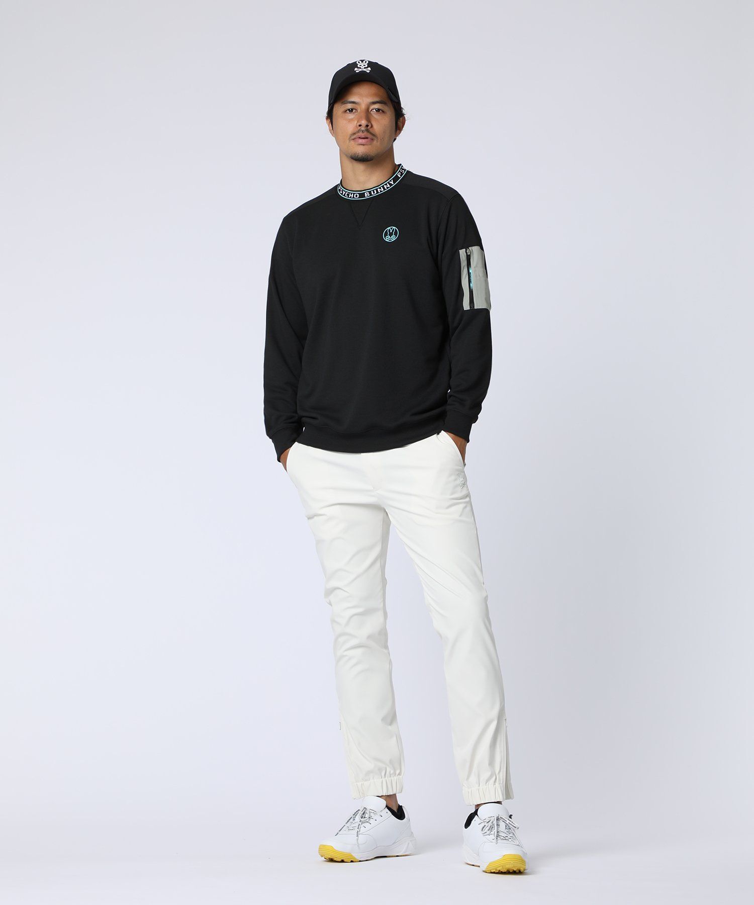 GOLF]バニーマーククルーネックスウェットプルオーバー｜Psycho Bunny