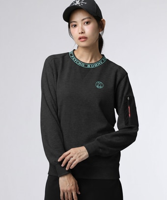 [GOLF][WOMEN]バニーマーク　クルーネックスウェットプルオーバー
