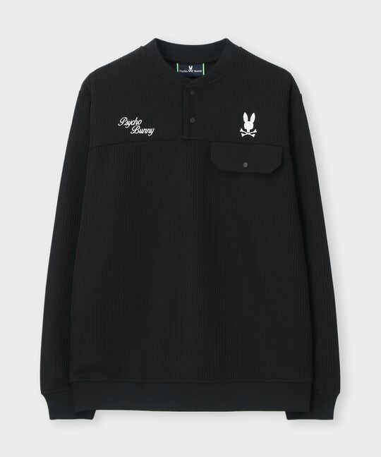 [GOLF]モダングラフィック ヘンリーネックニットジャージ