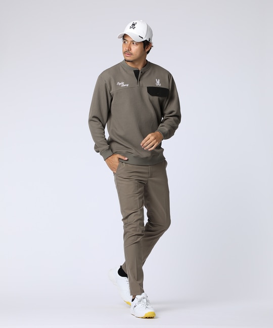 [GOLF]モダングラフィック ヘンリーネックニットジャージ