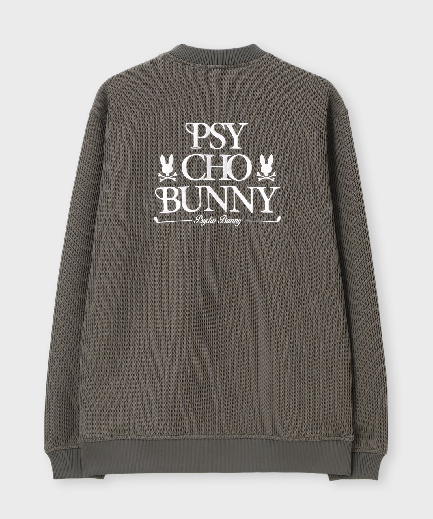 GOLF]モダングラフィック ヘンリーネックニットジャージ｜Psycho Bunny