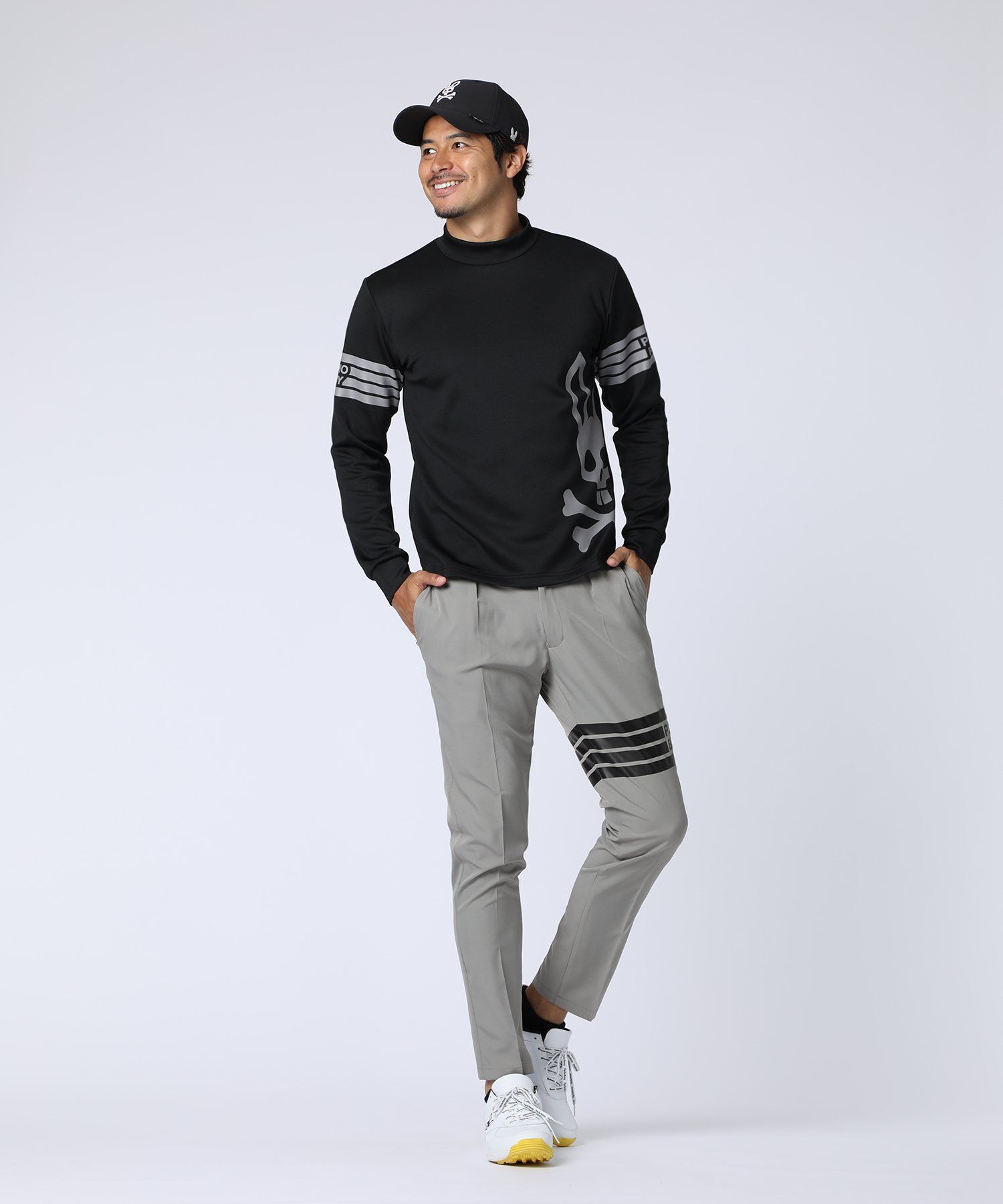 WEB限定]マークラインサイドロゴイージーパンツ｜Psycho Bunny｜サイコ