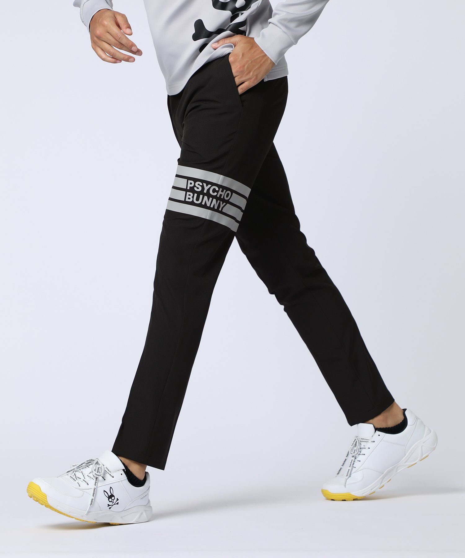 WEB限定]マークラインサイドロゴイージーパンツ｜Psycho Bunny｜サイコ