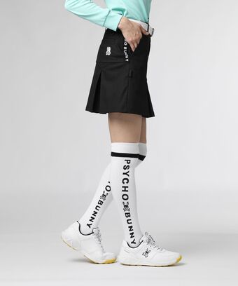 【美品】PSYCHO BUNNY サイコバニー ストレッチスカート ロゴ ゴルフ GOLF][WOMEN]2WAYストレッチ スカート｜Psycho Bunny｜サイコ