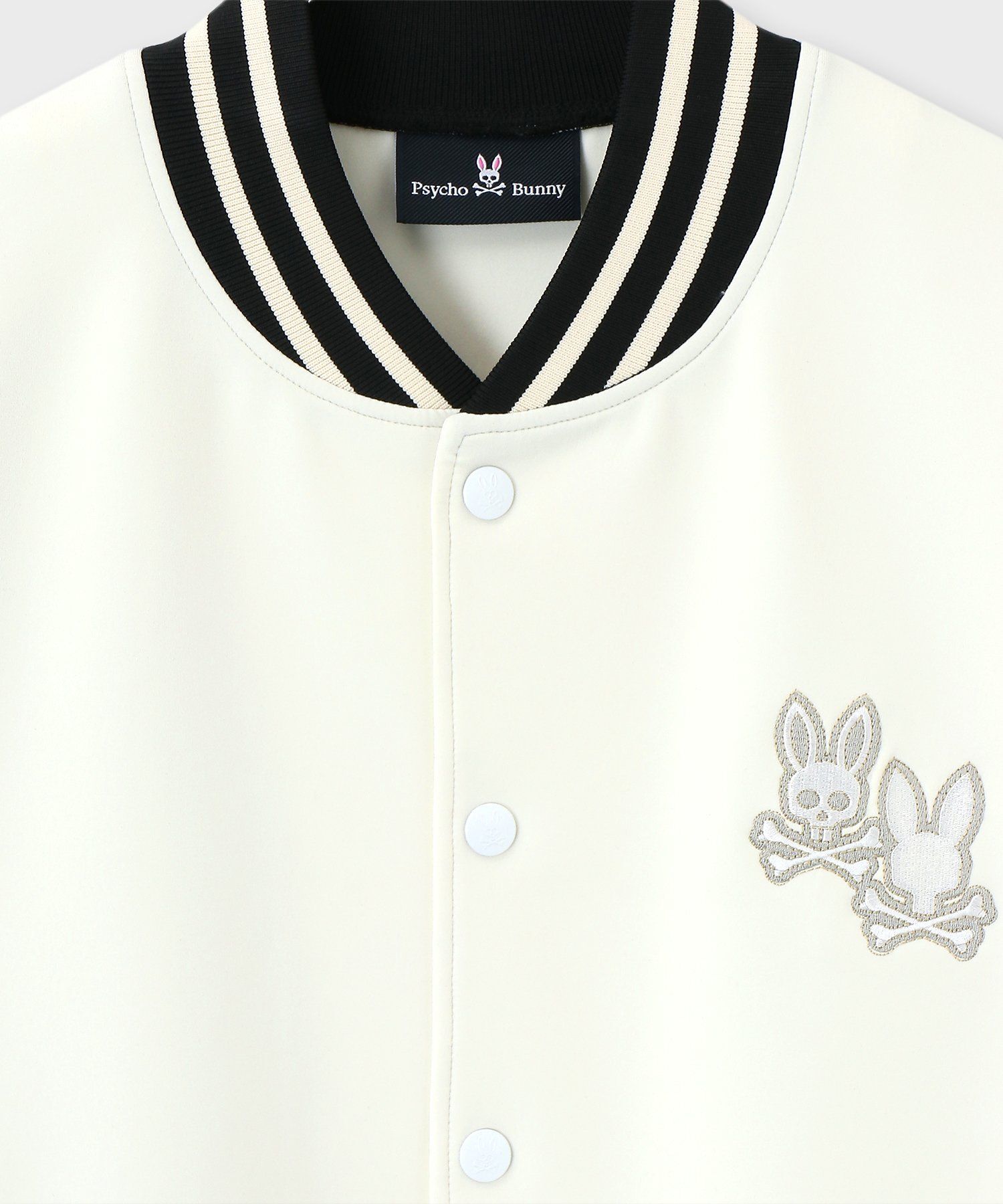 ダンボール 半袖バーシティジャケット｜Psycho Bunny｜サイコ