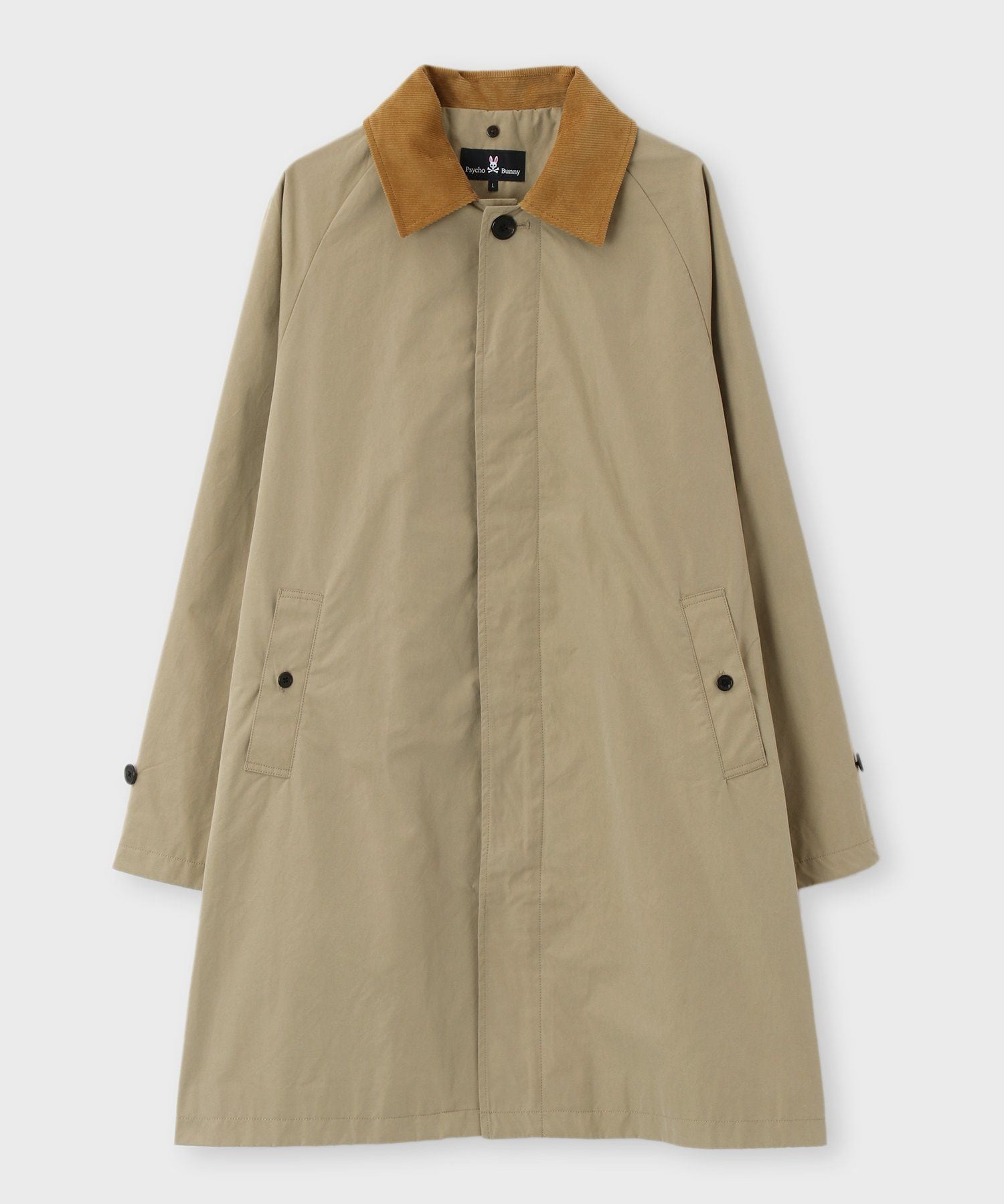 ステンカラーコートM タイバニ(カード付き) FUSE（ファッション） ステンカラーコート コート 「TWギャバ