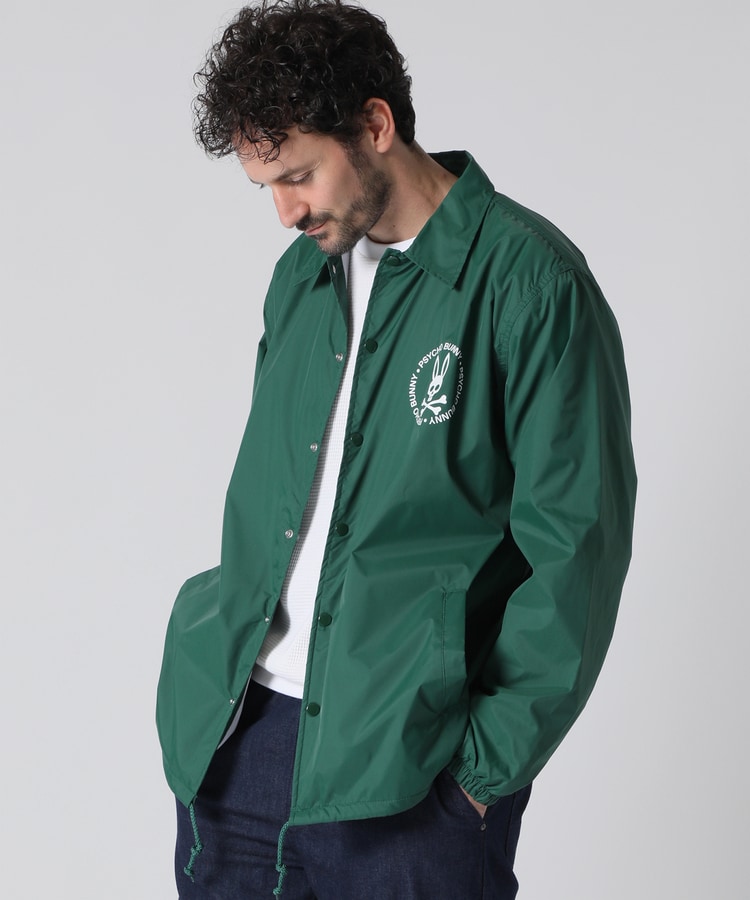 WEB限定]シルエットロゴ コーチジャケット｜Psycho Bunny