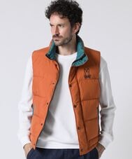 LIMONTA バイカラー ダウンベスト｜Psycho Bunny｜サイコバニー