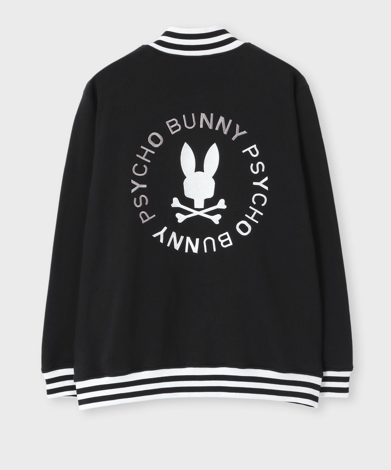 サークルロゴ スウェット バーシティジャケット｜Psycho Bunny