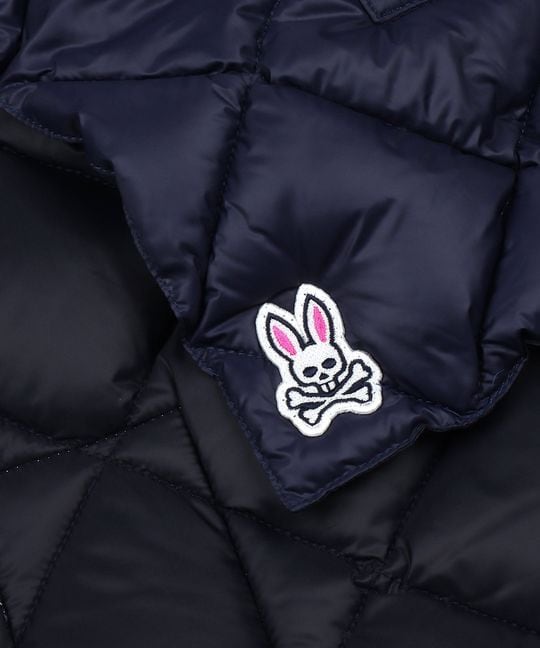TAION × Psycho Bunny リバーシブル ダウンマフラー