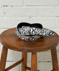 [GOLF]総柄フォントロゴ リバーシブルベルト