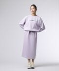[WOMEN]クルーネックロングワンピース