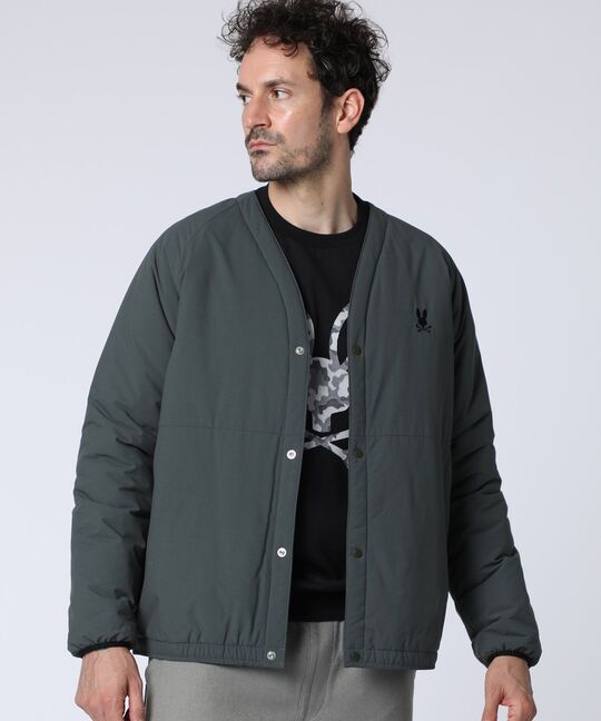 パッファーカーディガンジャケット