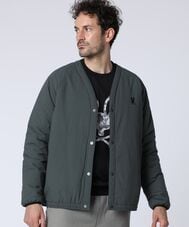 パッファーカーディガンジャケット