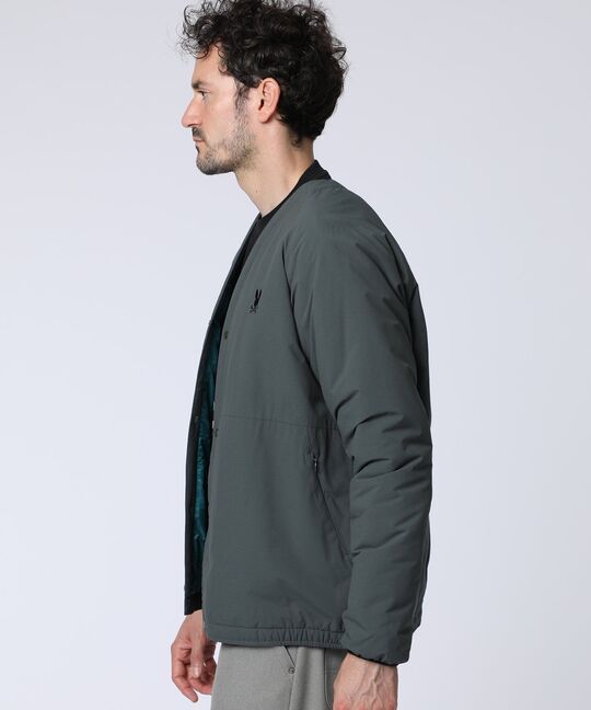 パッファーカーディガンジャケット