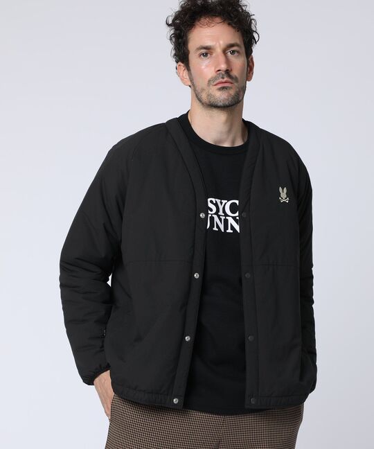 パッファーカーディガンジャケット