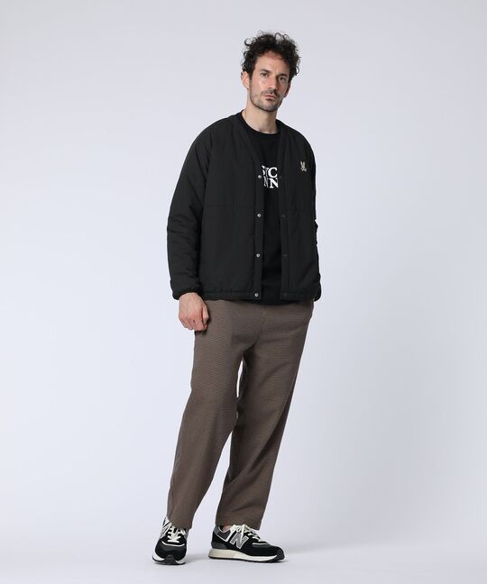 パッファーカーディガンジャケット