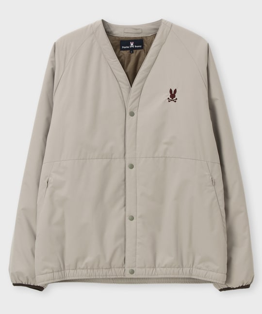 パッファーカーディガンジャケット