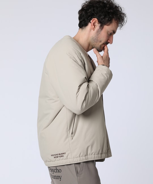 パッファーカーディガンジャケット