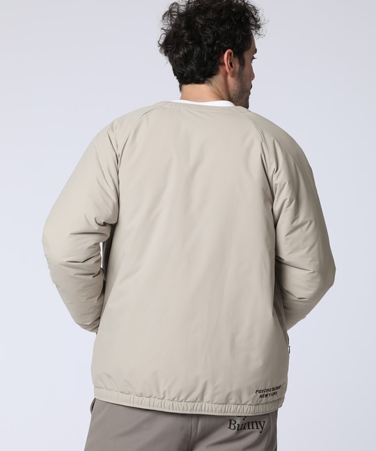 パッファーカーディガンジャケット