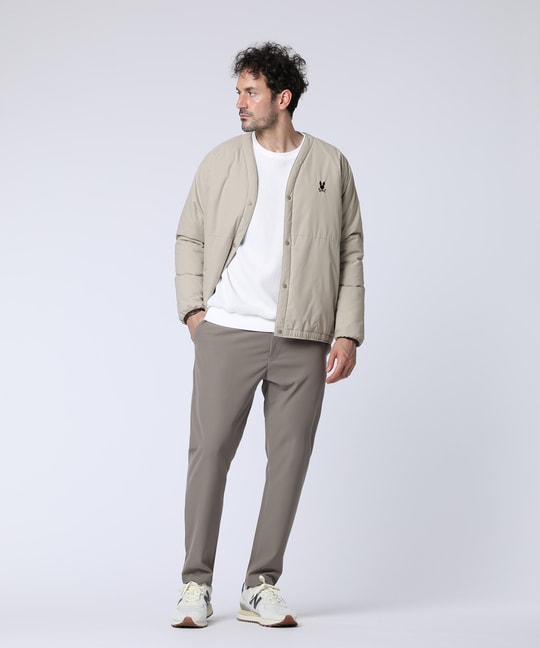 パッファーカーディガンジャケット