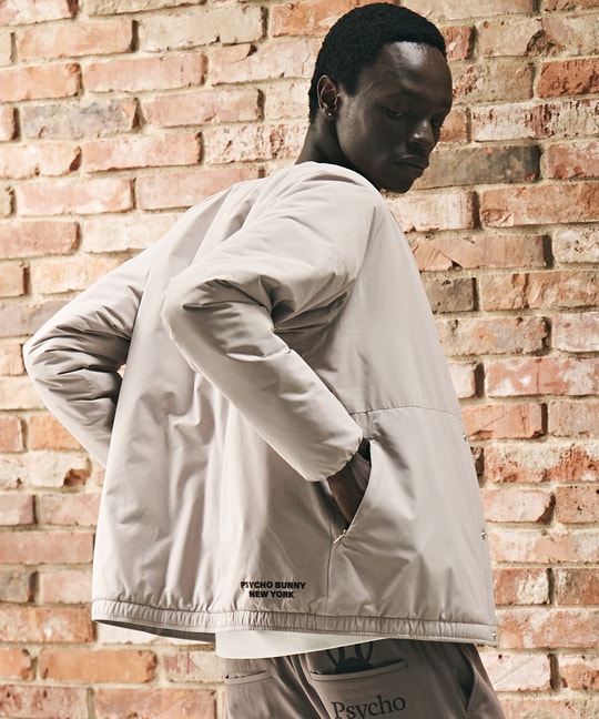 パッファーカーディガンジャケット