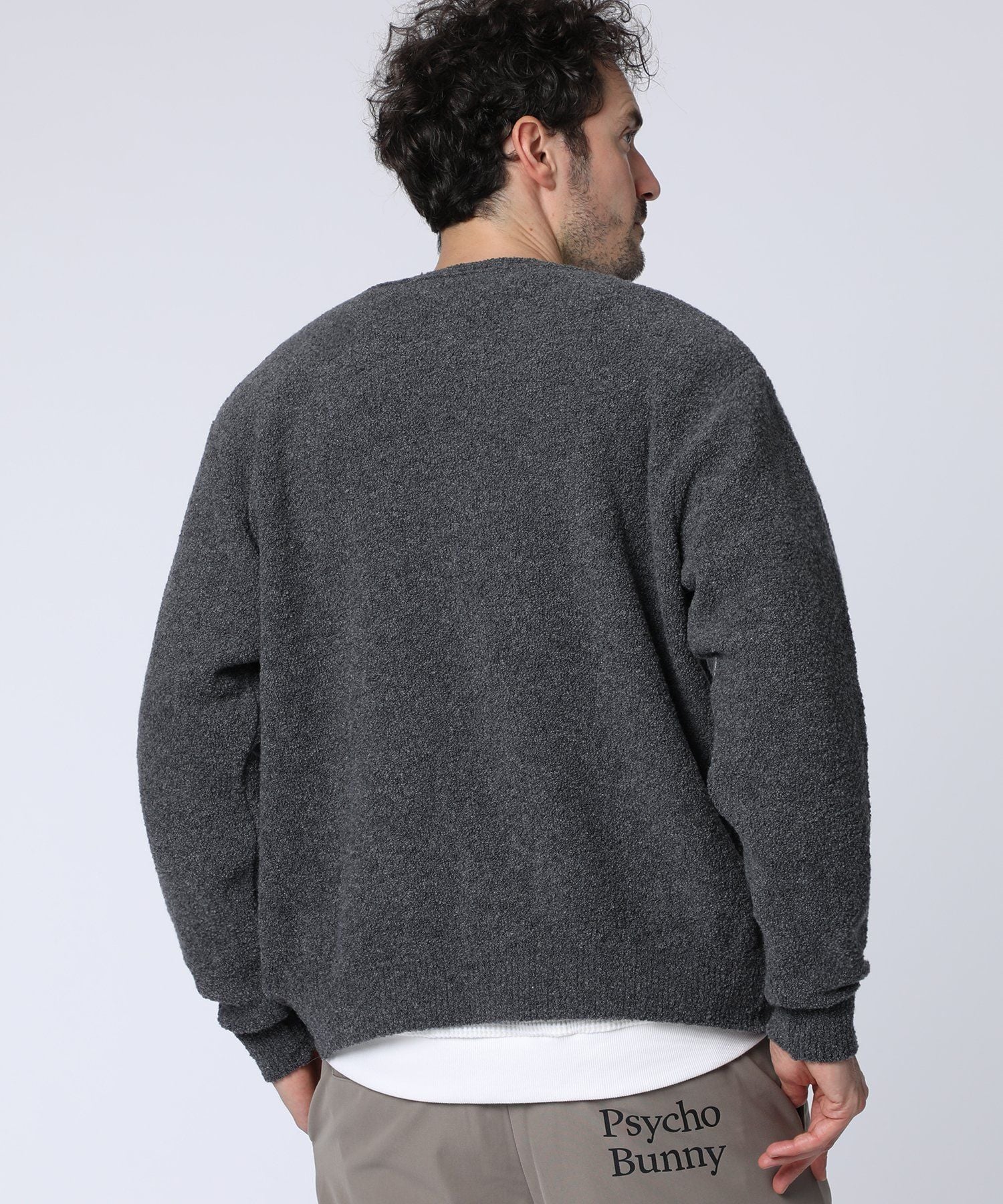 ブークレ アニマルバニーワッペン カーディガン｜Psycho Bunny｜サイコ