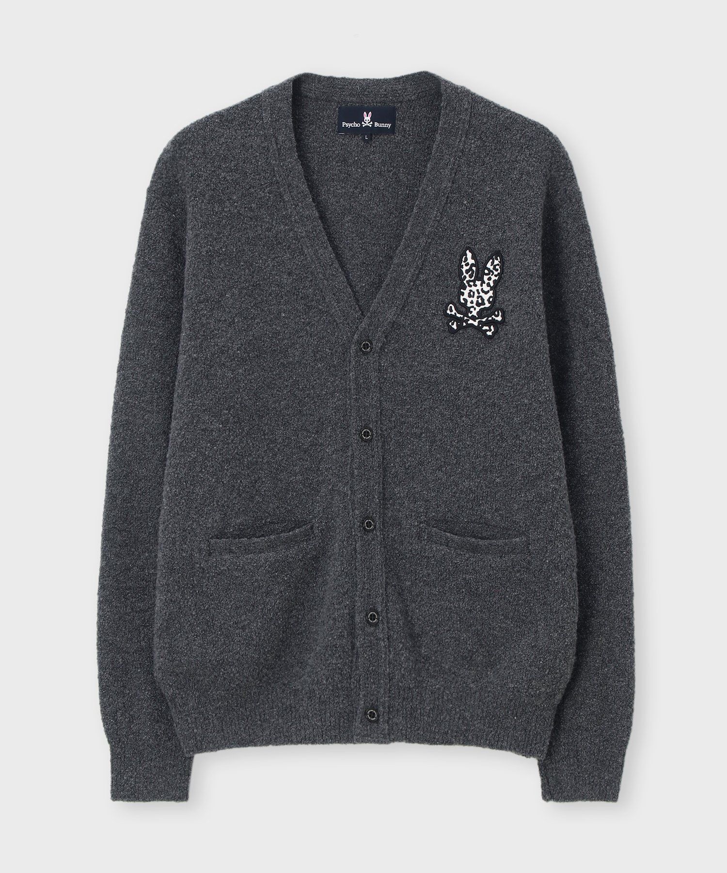 ブークレ アニマルバニーワッペン カーディガン｜Psycho Bunny｜サイコ