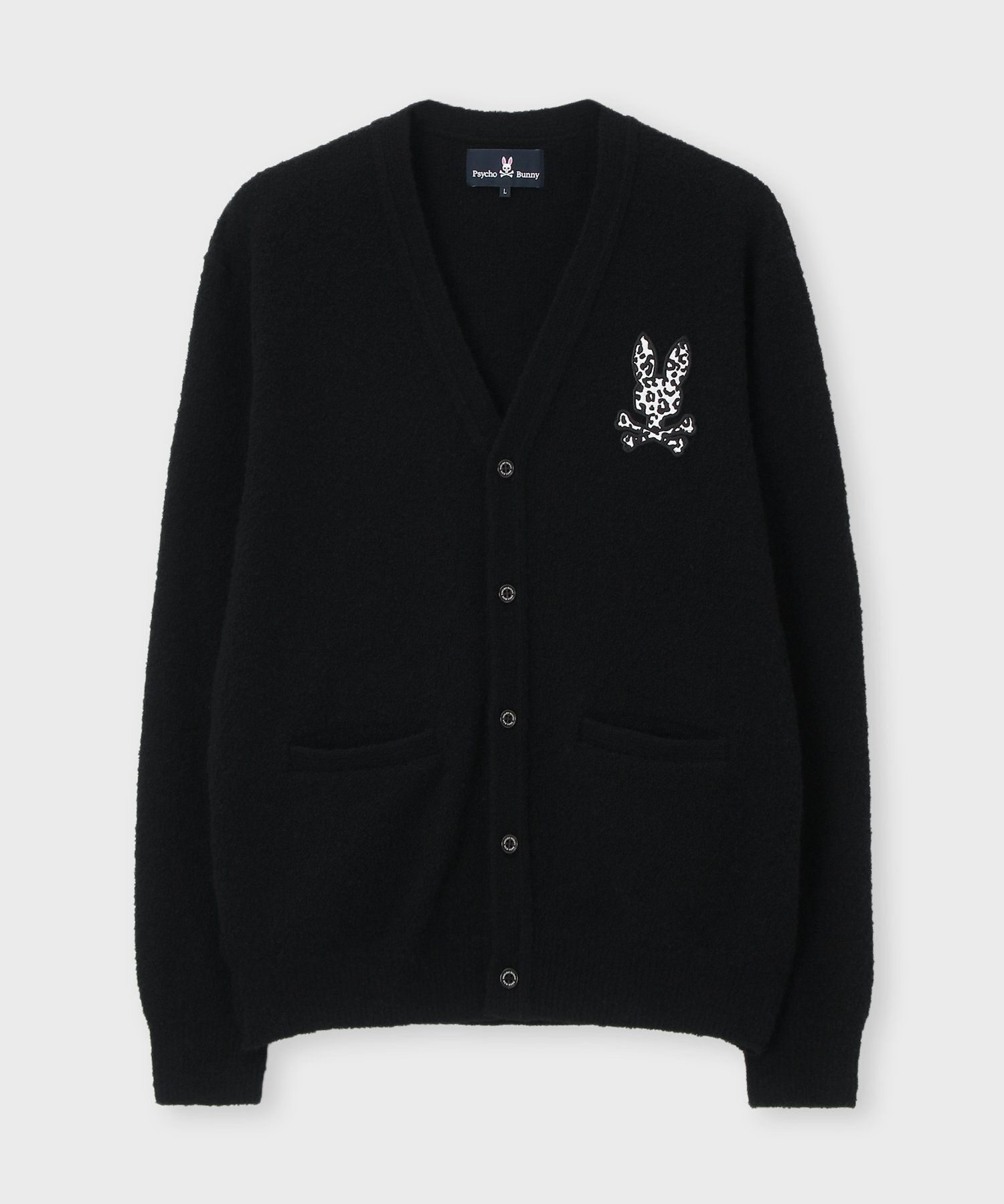 ブークレ アニマルバニーワッペン カーディガン｜Psycho Bunny｜サイコ