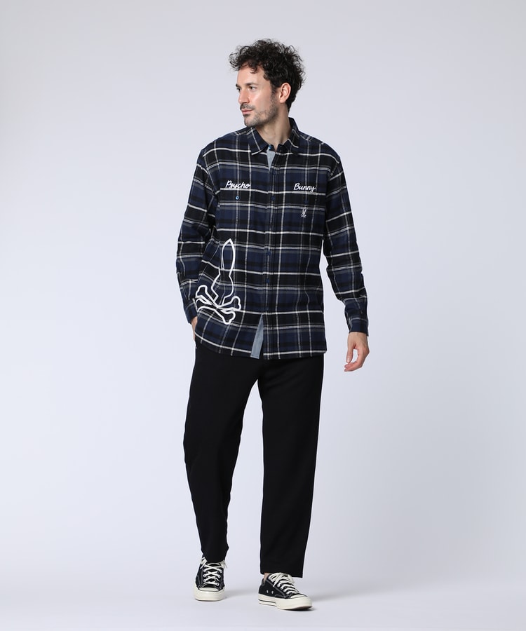 ヴィンテージチェーンステッチ スラブチェックシャツ｜Psycho Bunny