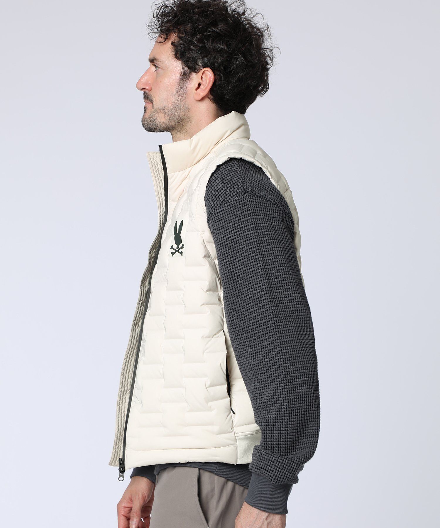 シームレスダウンベスト｜Psycho Bunny｜サイコバニー 公式ブランド