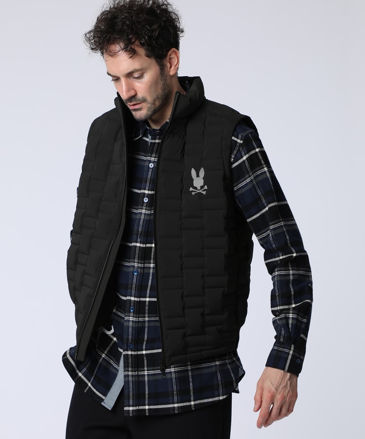 シームレスダウンベスト｜Psycho Bunny｜サイコバニー 公式ブランド