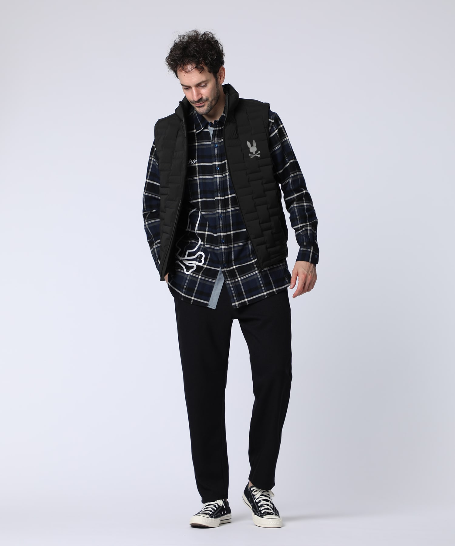 シームレスダウンベスト｜Psycho Bunny｜サイコバニー 公式ブランド