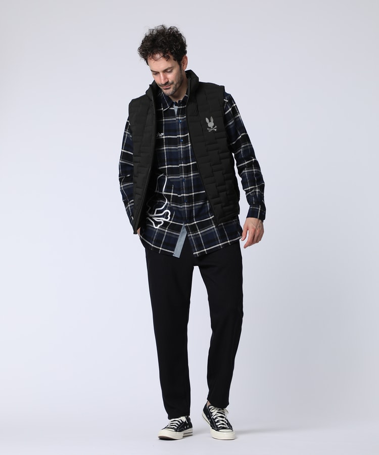 シームレスダウンベスト｜Psycho Bunny｜サイコバニー 公式ブランド