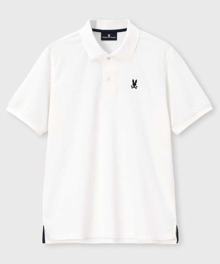 Psycho Bunny サイコバニー ポロシャツ ホワイト コットン 20th Anniversary】20th Mischief Bunny ポロシャツ｜Psycho