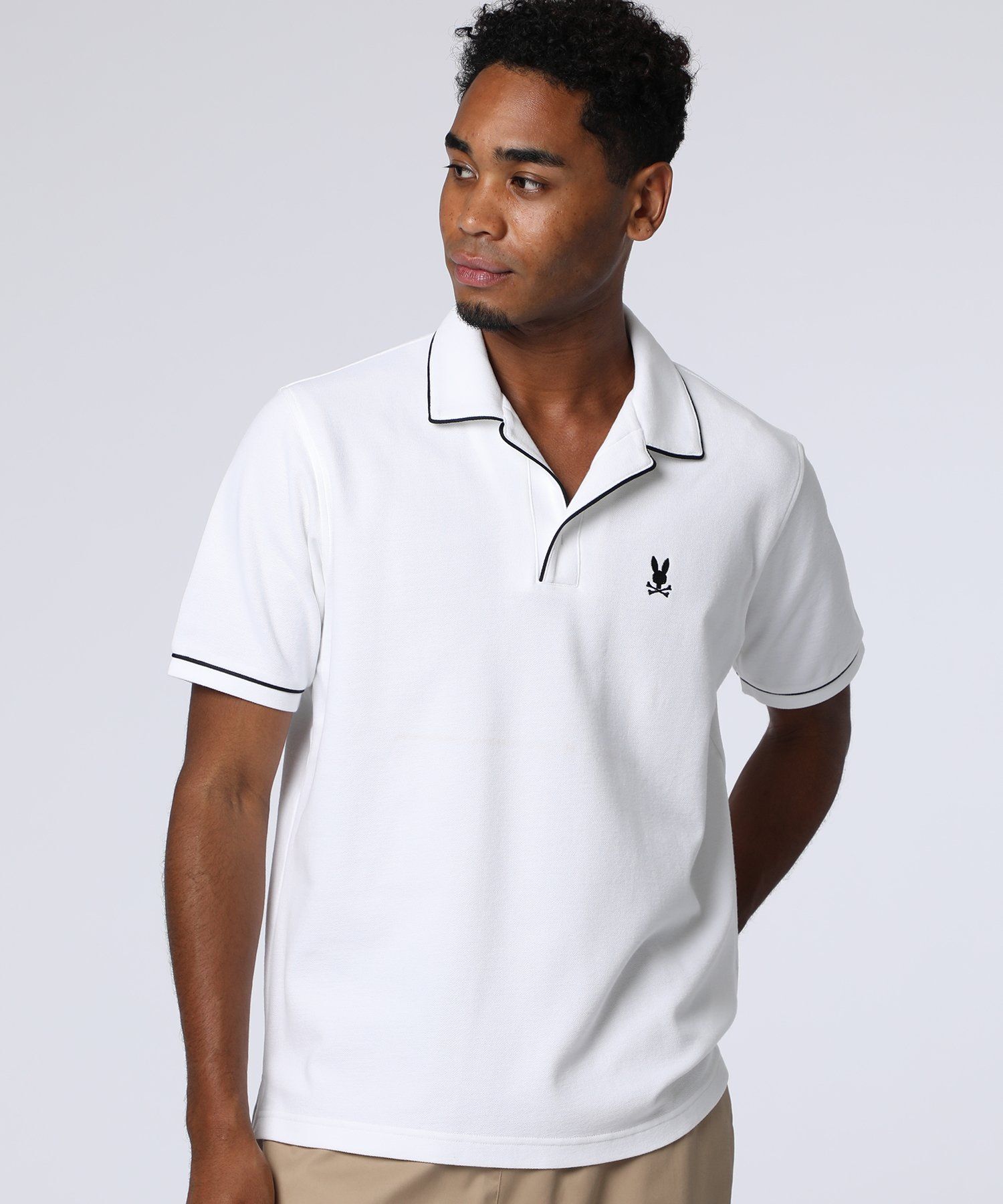 サイコバニー　カモバニー　ポロシャツ PSYCHO BUNNY サイコバニー 半袖 ポロシャツ グリーン系 サイズ