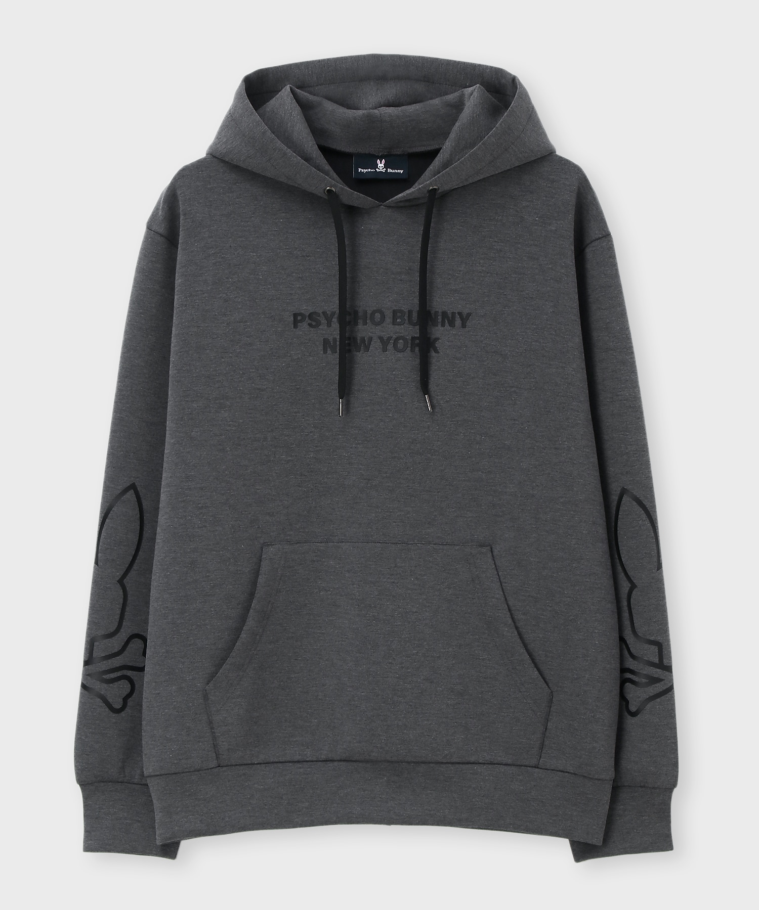 WEB限定]スリーブアウトラインロゴ ダンボール パーカ｜Psycho Bunny