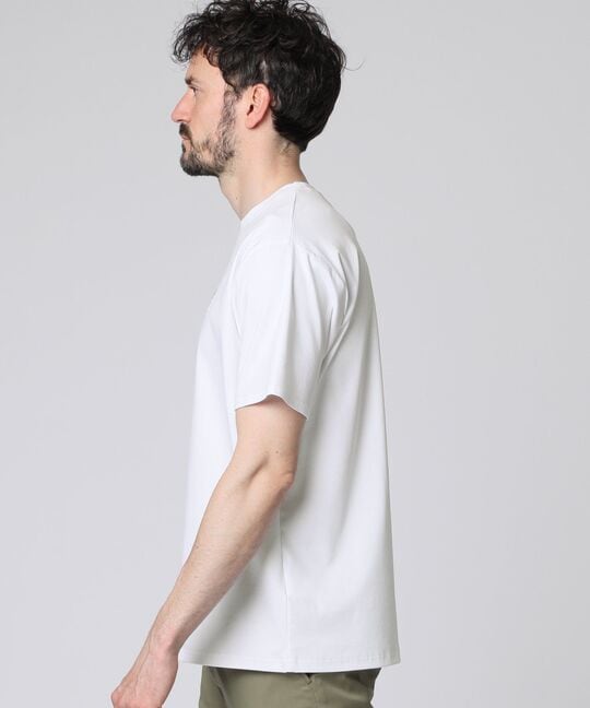 [限定店舗]シルケットスムース クルーネック Tシャツ