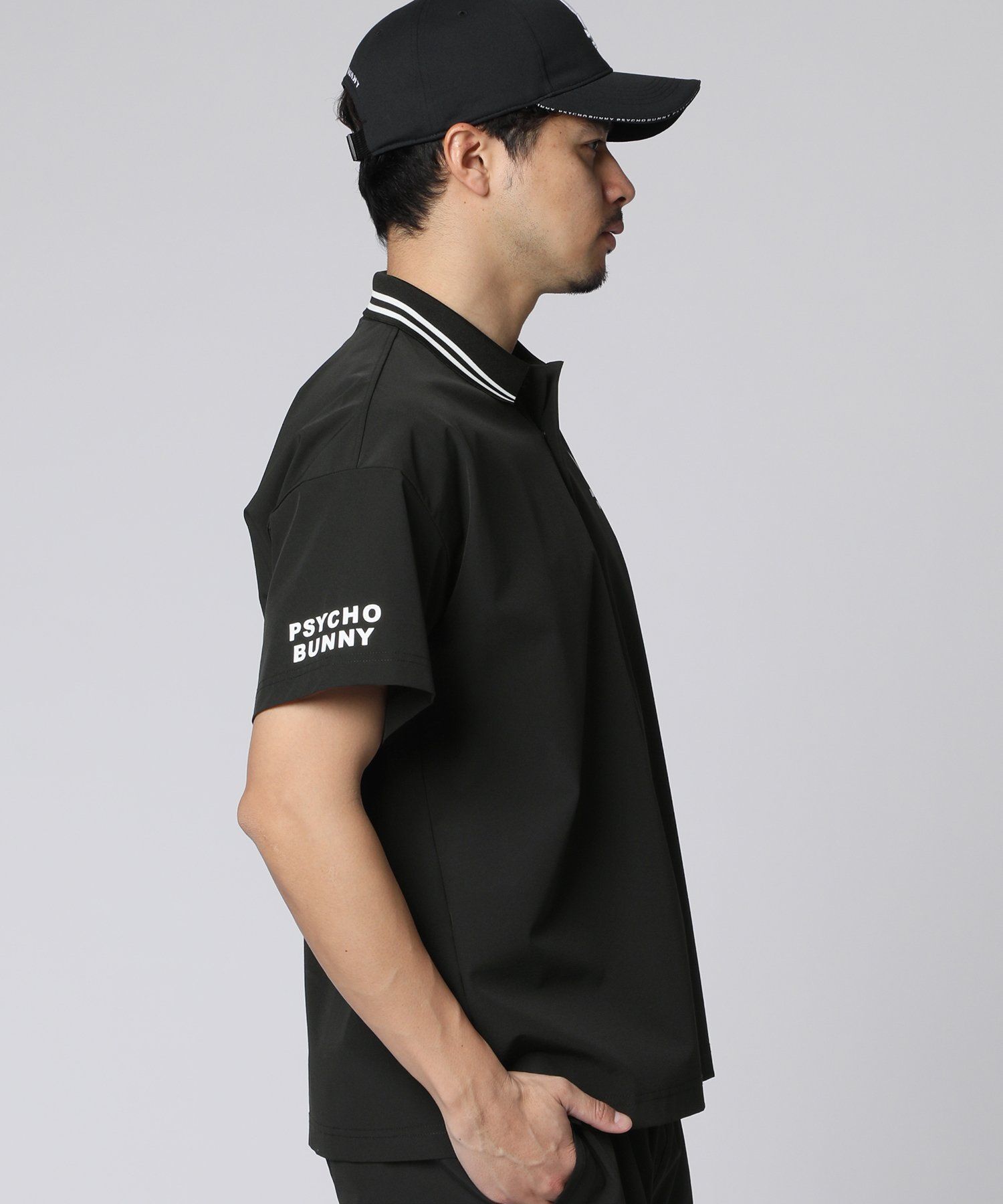 Psycho Bunny Sサイズ ポロシャツ 黒 Psycho Bunny Sサイズ ポロシャツ 黒 Psycho Bunny Sサイズ